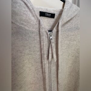 Cashmere hoodie size Large oatmeal/beige/warm grey